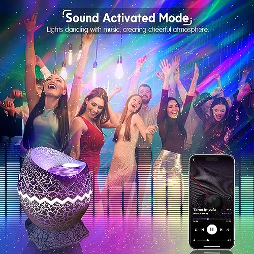 Star Projector with Bluetooth Speaker and White Noise for Bedroom T49326