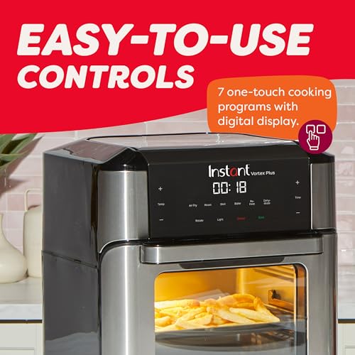 10QT Air Fryer, 7-in-1 Functions with EvenCrisp Technology, Stainless Steel Z44367