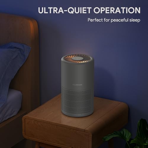 H13 True HEPA Air Purifier for Bedroom, Quiet with Night Light V933