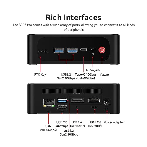 Mini PC AMD Ryzen 7 32GB RAM 500GB SSD T731