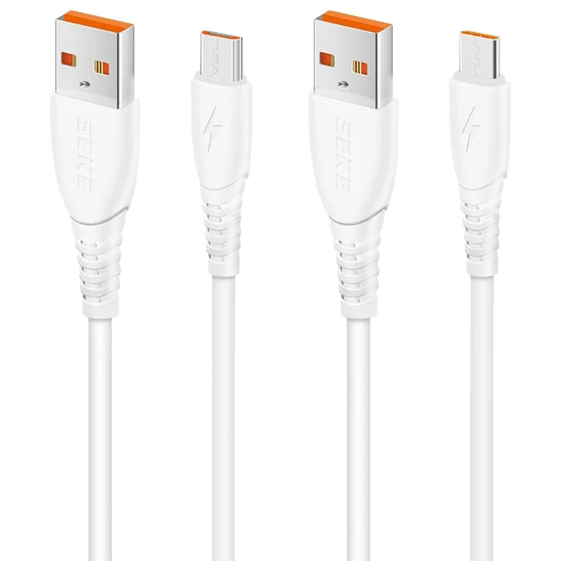 USB to Type C/Micro USB Data Cable, 6A Quick Charging F57423