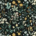 Peel and Stick Wallpaper Dark Wild Floral Wallpaper 16.1''x118'' Vintage Flower Leaf Contact Paper Self Adhesive Removable Wallpaper Waterproof Wallpaper for Bedroom Cabinets Decorative