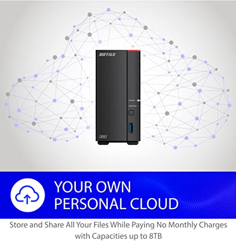 4TB 1-Bay NAS Network Attached Storage with HDD Included A8862