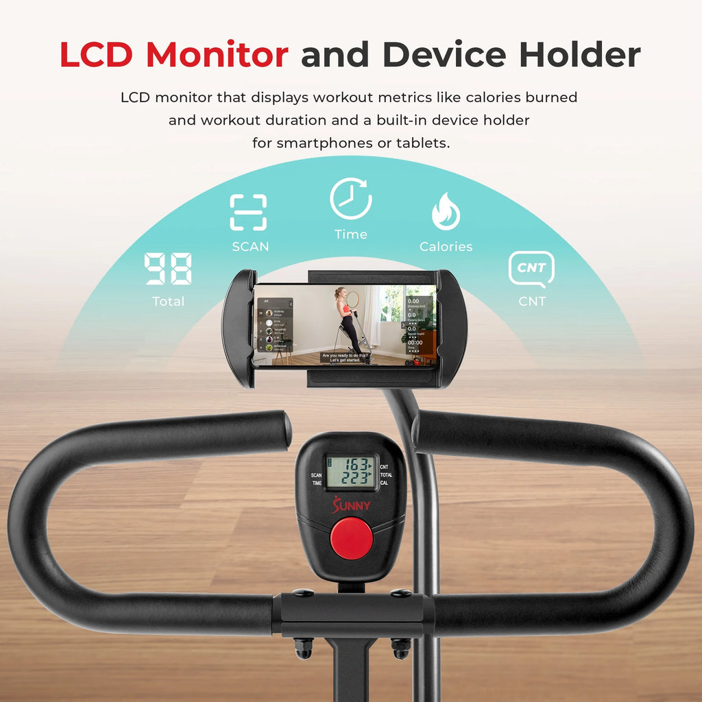 Smart Upright Row-N-Ride Exerciser with Adjustable Resistance U2763