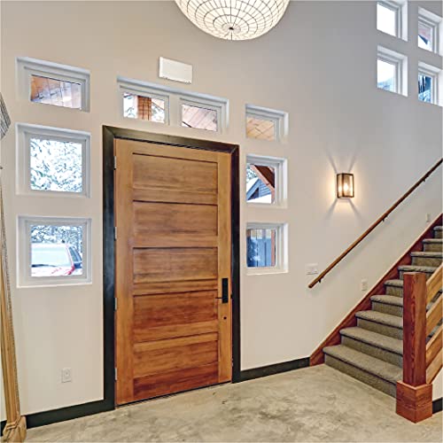 Wired Doorbell Chime Kit with Transformer and Lighted Push Button, White R99846