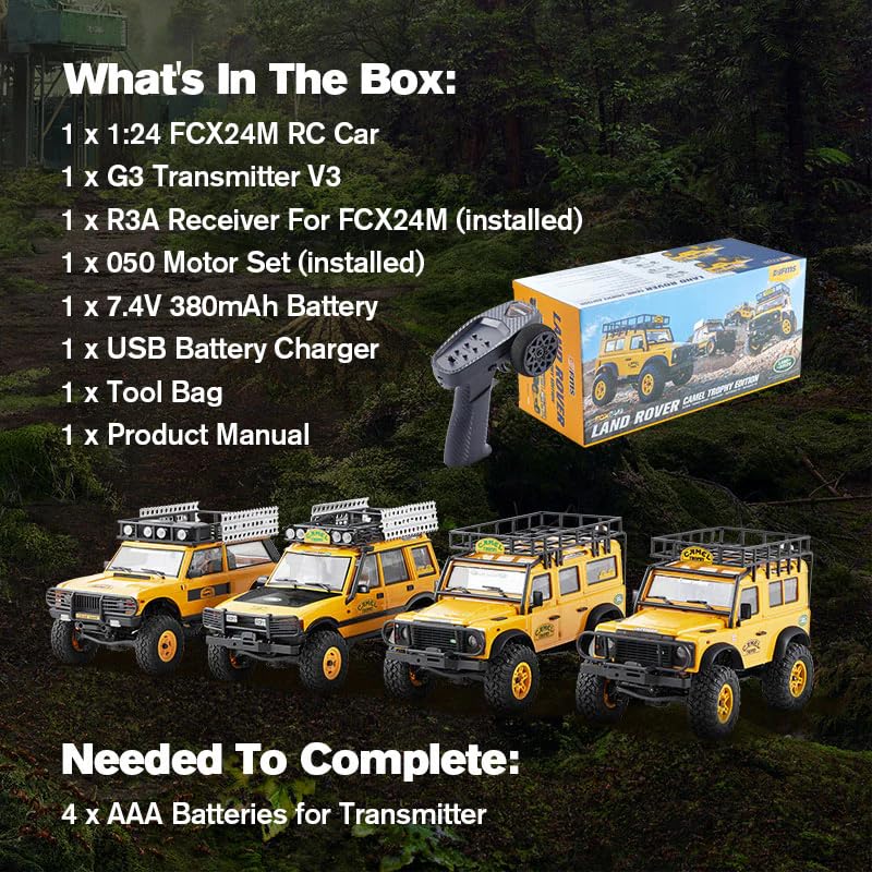 1/24 RC Crawler RTR 4WD Off Road Truck with Battery S32929
