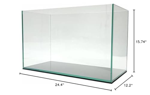5 Gallon Rimless Clear Glass Aquarium O8374