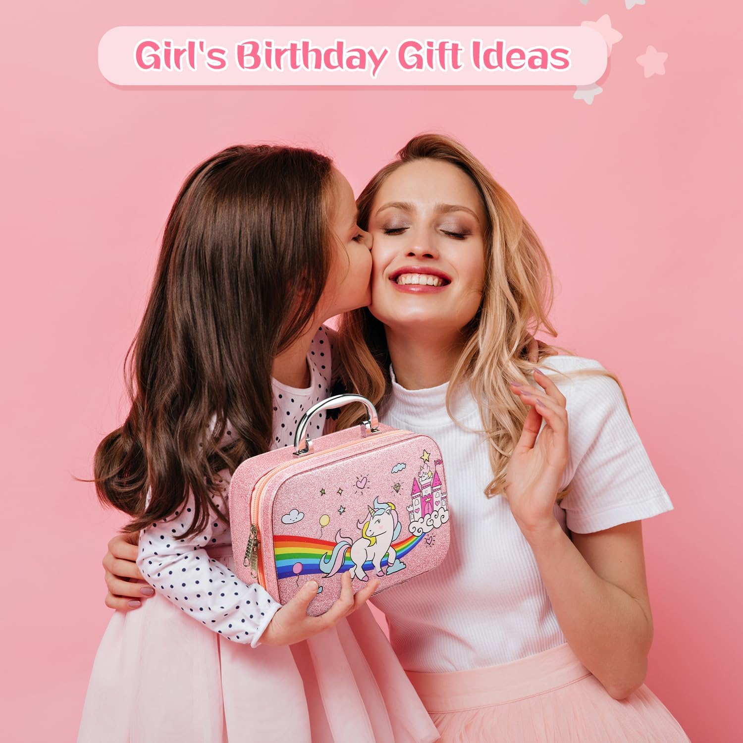 Washable Kids Makeup Kit for Girls, Non-Toxic Cosmetic Set S609