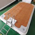 Large Floating Platform Lake Mat Water Inflatable Floating Bed Floating Island Portable Inflatable Island Dock Raft Floating Platform for Pool & Beach