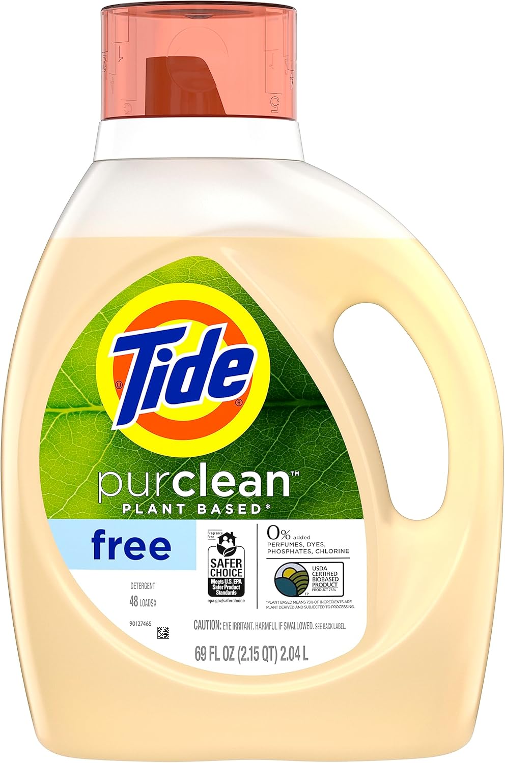 Unscented Liquid Laundry Detergent, 69 fl oz, 48 loads T9536