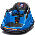 12V Kids Bumper Car, Electric Baby Bumper Car for Toddlers 1-3 with Remote Control, 3 Speeds - Blue