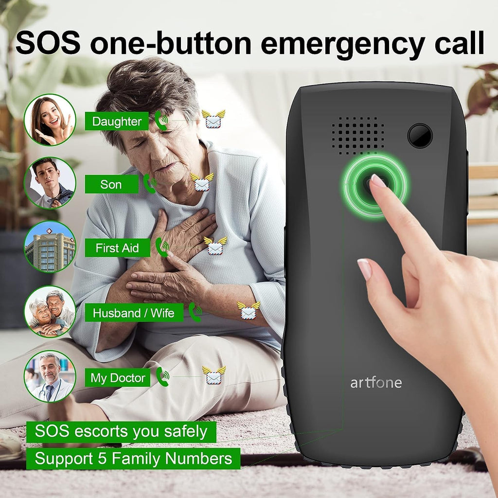 Big Button 4G Senior Mobile Phone with SOS and Loud Volume F5218