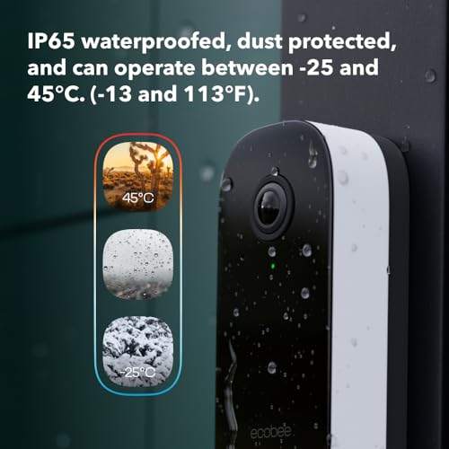 Smart Video Doorbell Camera Wired with HD Night Vision and Two-Way Talk F9110