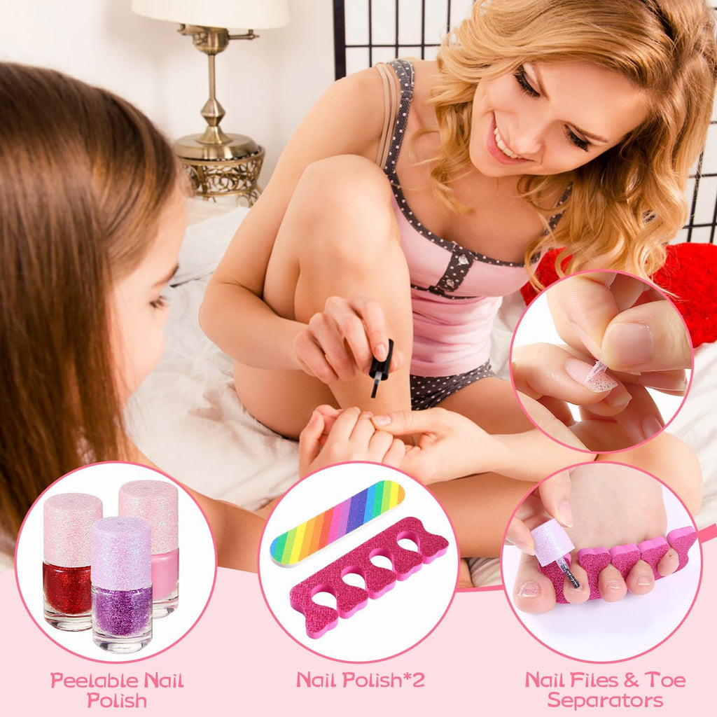 Washable Kids Makeup Kit for Girls, Non-Toxic Cosmetic Set S609