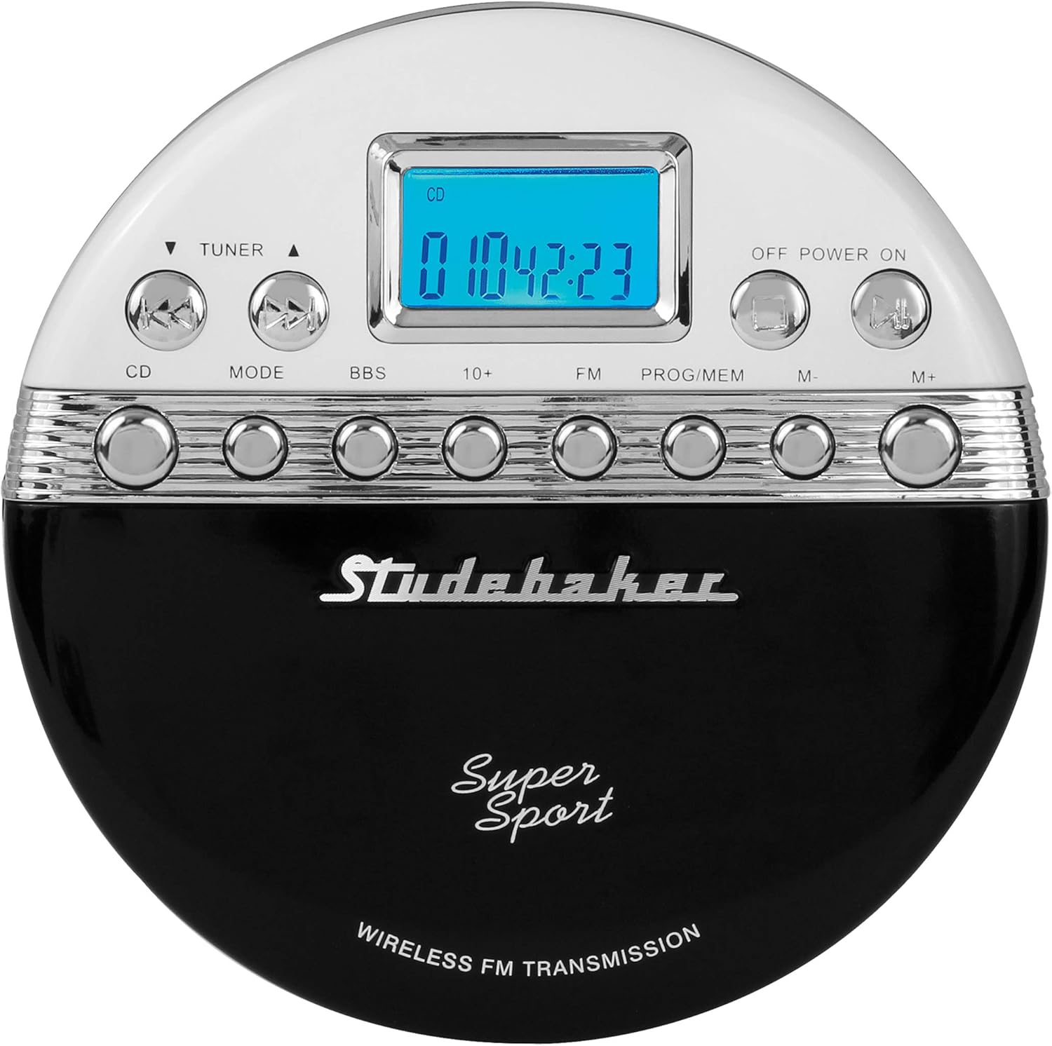 Portable CD Player with FM Stereo Radio and Earbuds Y384568