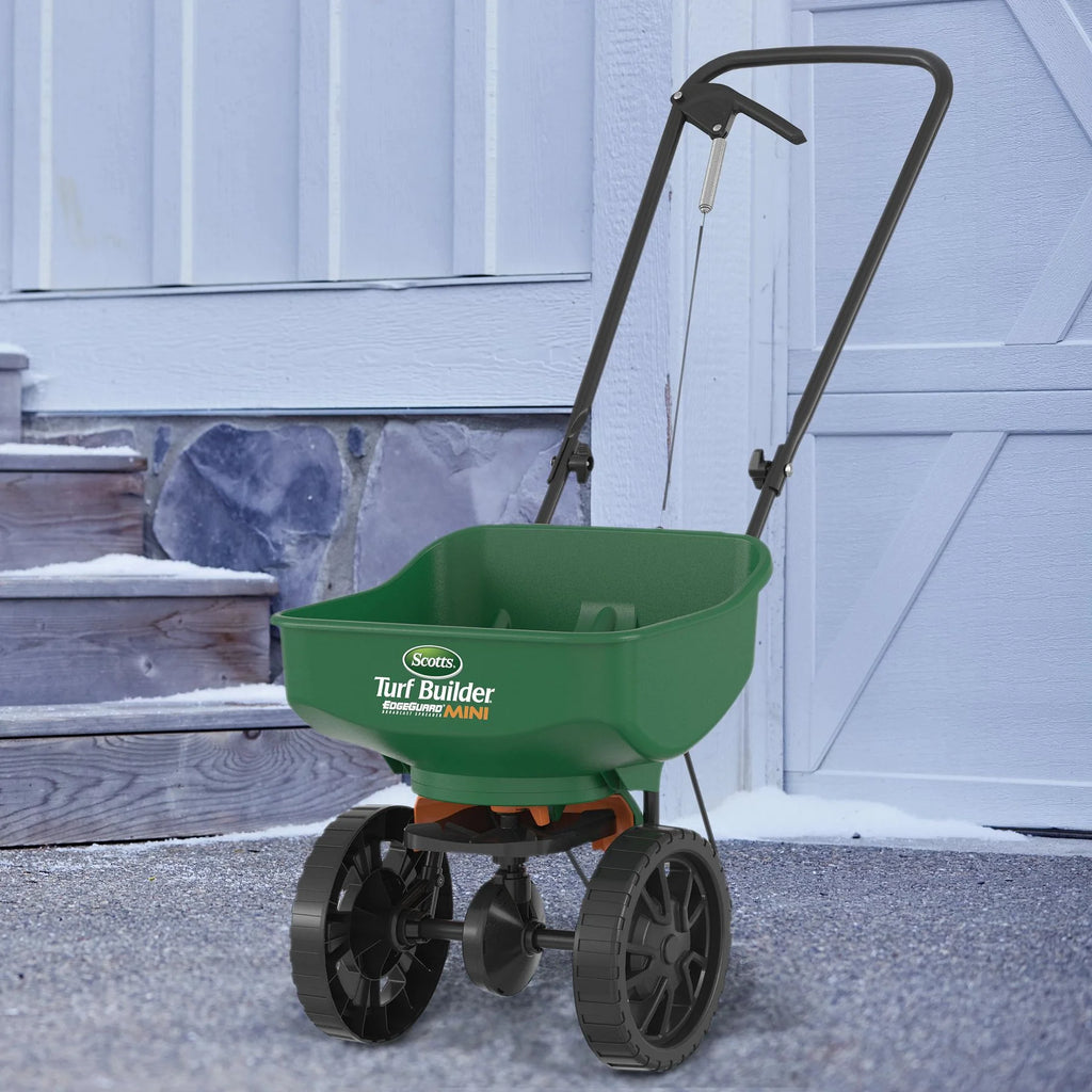 Mini Broadcast Spreader for Grass Seed, Fertilizer, Salt, Ice Melt V33133