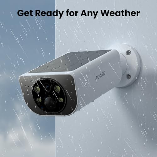 2K Wireless Security Camera Outdoor with AI Motion Detection and Solar Charging B676