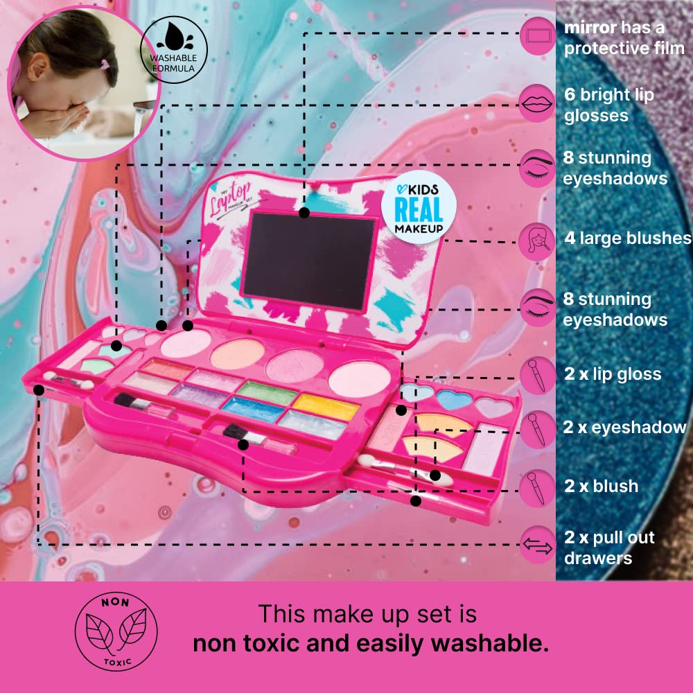 Kids Makeup Kit with Mirror and Palette Z68734