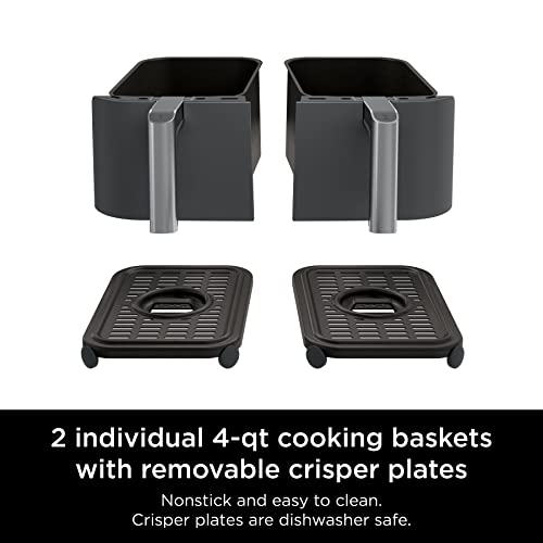 10QT 6-in-1 DualZone Air Fryer with 2 Independent Baskets B40403