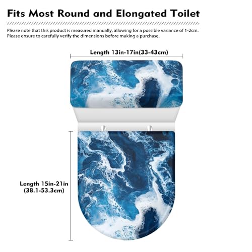 Christmas Toilet Lid and Tank Cover Set for Bathroom Decor K51670