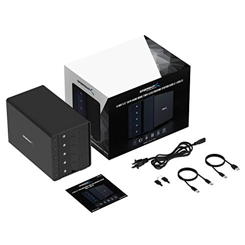 USB 3.2 5-Bay SATA Hard Drive Docking Station with USB-C 10Gbps A4585