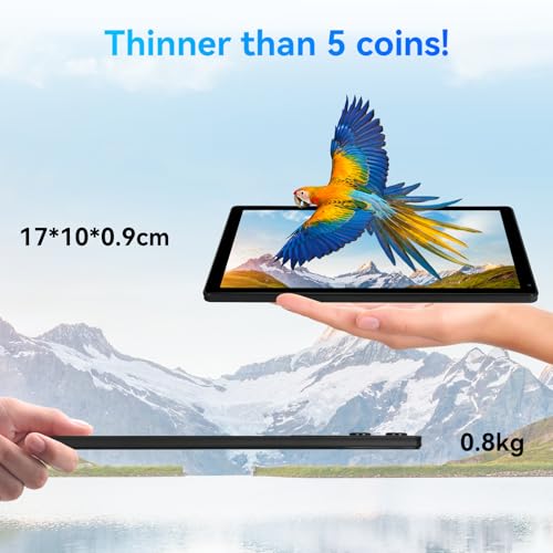 10.36 inch Android 14 Tablet, 16GB RAM 128GB, 8-Core HD Display, Dual Camera, Black H224683
