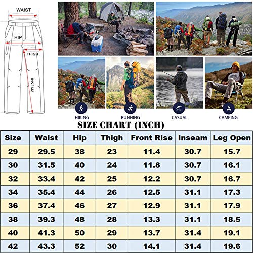 Men's Hiking Convertible Quick Dry Pants B938264