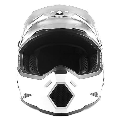 Adult Motocross Helmet Full Face Racing Style Matt Black D9788