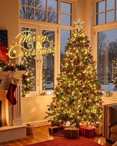 Christmas Star Tree Topper Lighted 3D Gold Pentagram with 10 Bulbs Plug In B67124