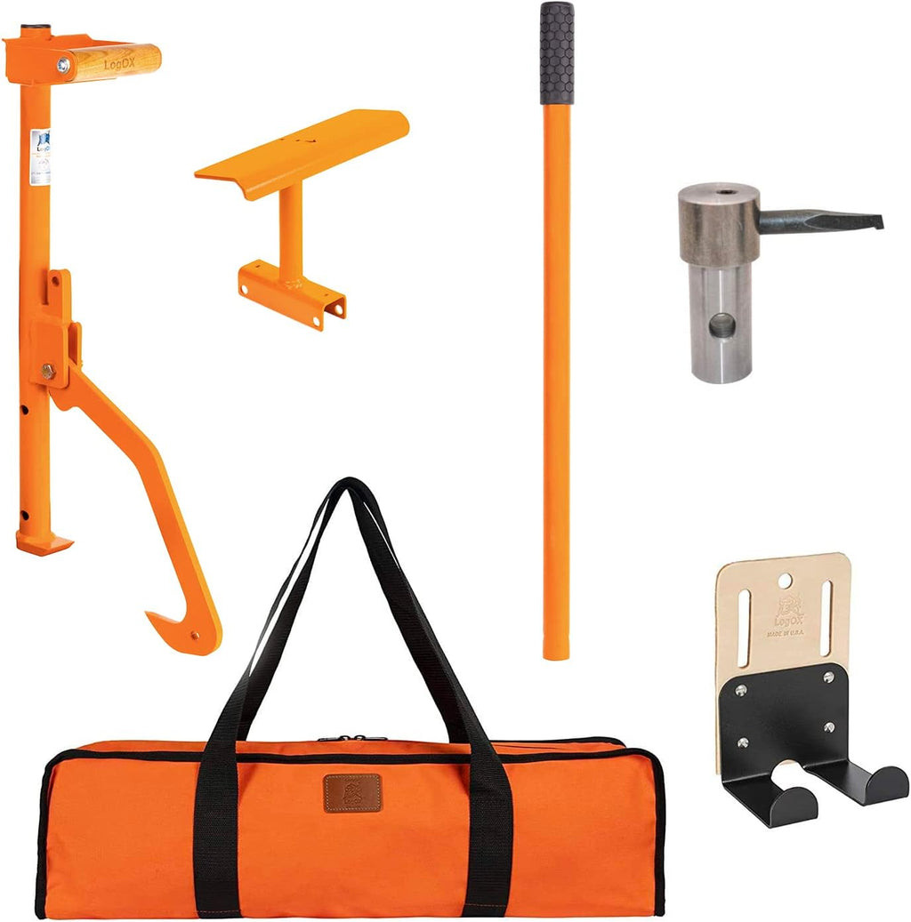 LogOX Forester Package: 3-in-1 Forestry Multitool (Patented), Hauler Holster, PickOX Pickaroon Attachment, and CarryOX Bag, Made in USA