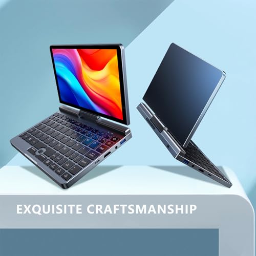 8 inch Mini Laptop HD Touchscreen Portable 2-in-1 Computer, Windows 11 Pro, Intel N100, 12GB RAM, 512GB SSD Q486