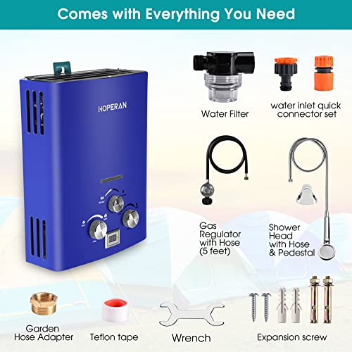 Portable Propane Water Heater for RV Camping Shower P601