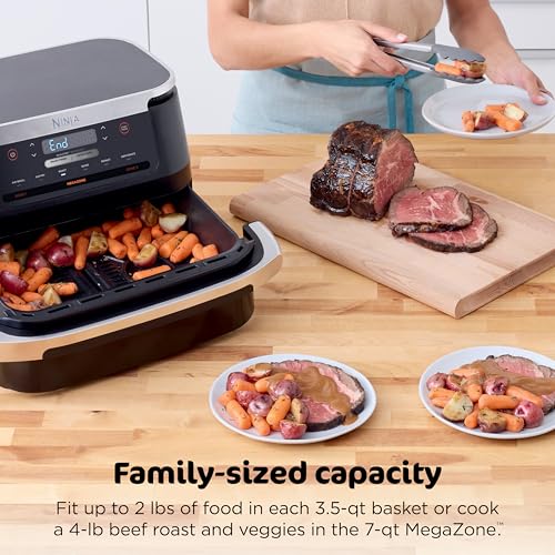 10QT 6-in-1 DualZone Air Fryer with 2 Independent Baskets B40403
