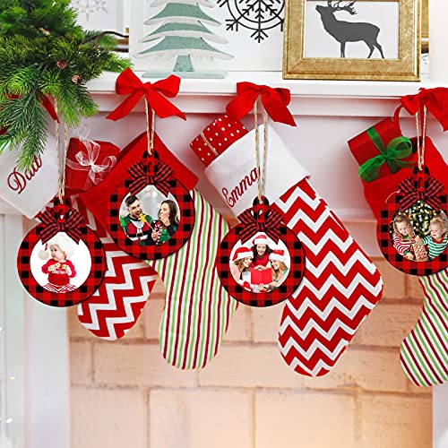 24 Pcs Christmas Photo Ornament Frames for Baby First Christmas Tree Keepsake K3591