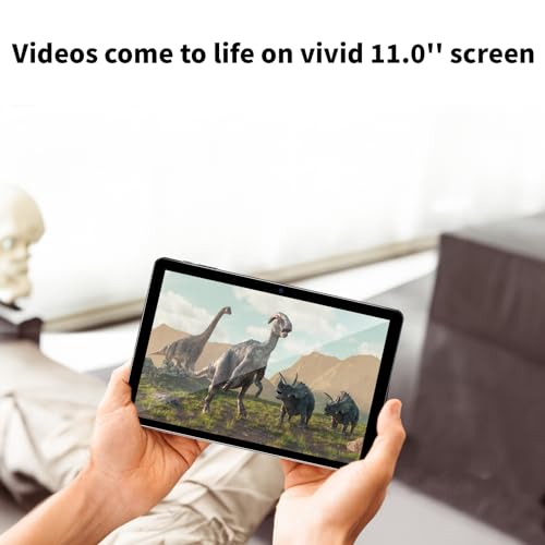 Android 14 Tablet 11 inch, Octa-Core CPU, 12GB+128GB, 8000mAh Battery T877