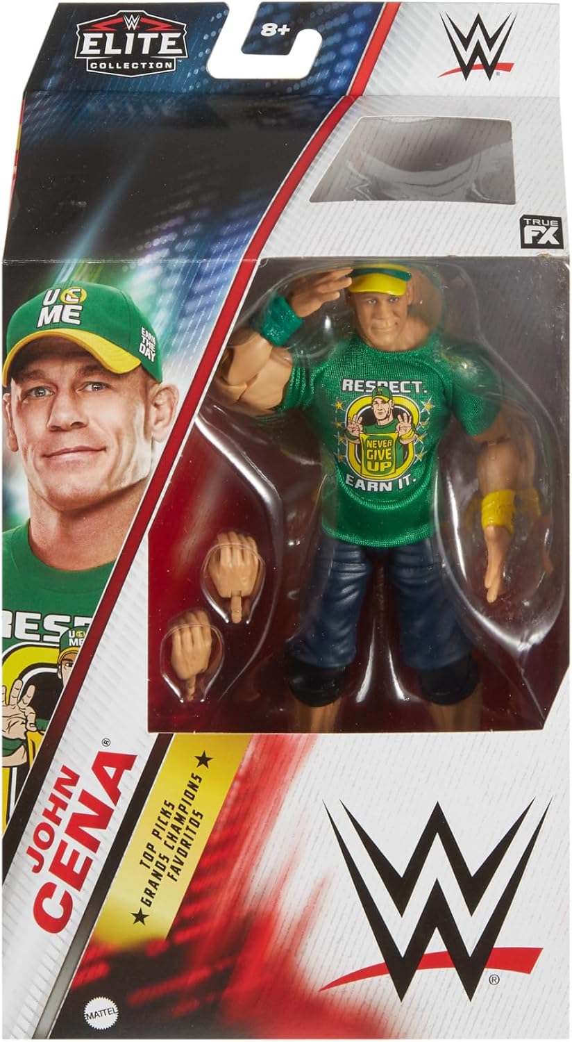 WWE Elite Action Figure & Accessories Set, 6-Inch Collectible with Swappable Hands X645