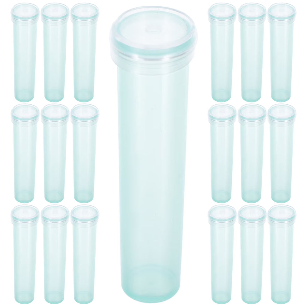 100 Pcs Water Tubes for Flowers Floral Plastic Florist Vases Light Green