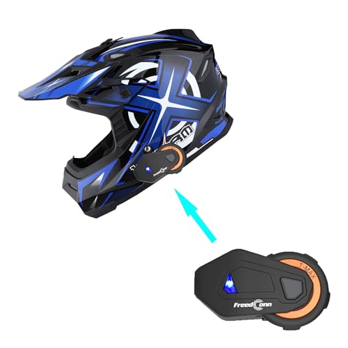 Adult Motocross Helmet Full Face Racing Style Matt Black D9788