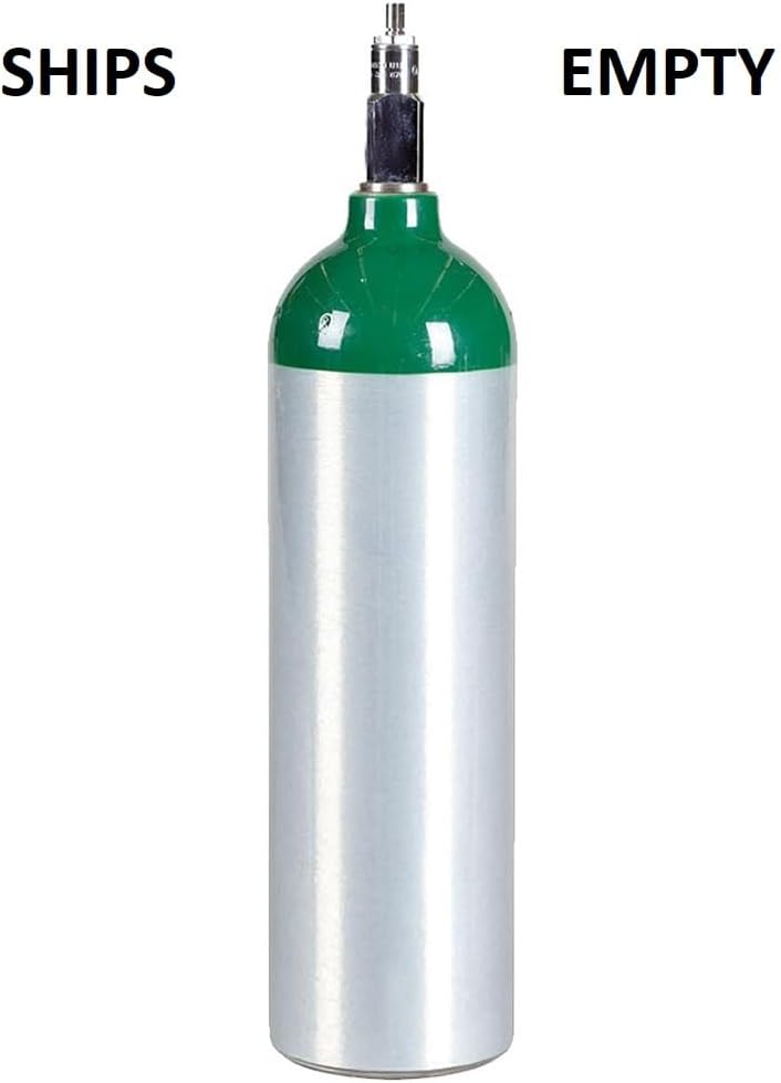 Medical Oxygen Cylinder with CGA870 Post Valve, Jumbo D Size X9753