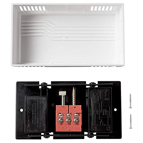 Wired Doorbell Chime Kit with Transformer and Lighted Push Button, White R99846