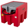 VEVOR Portable Diesel Tank, 58 Gallon Capacity & 10 GPM Flow Rate, Diesel Fuel Tank with 12V Electric Transfer Pump and 13.1ft Rubber Hose, PE Diesel Transfer Tank for Easy Fuel Transportation, Red