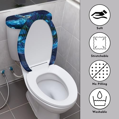Christmas Toilet Lid and Tank Cover Set for Bathroom Decor K51670