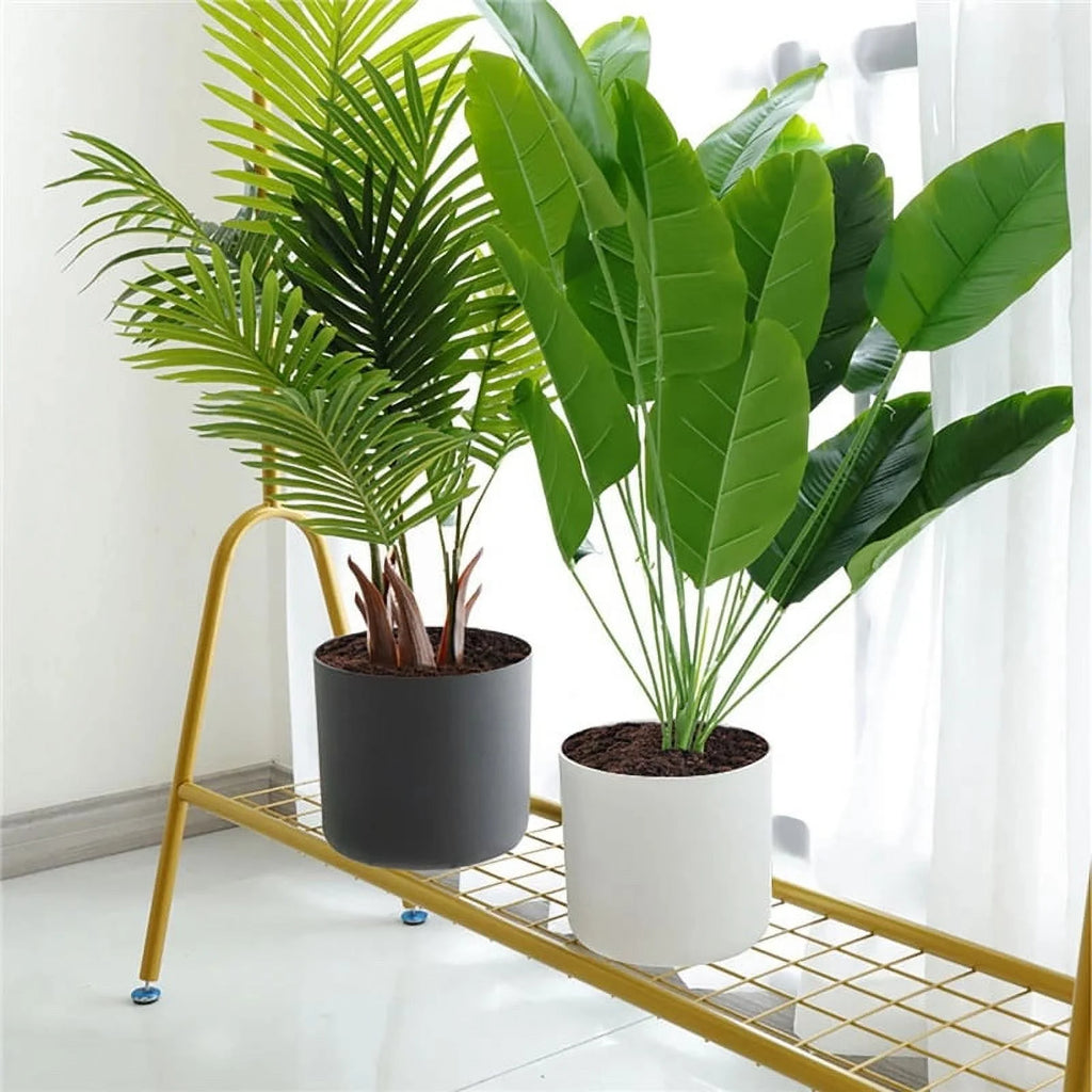Indoor Planters Set with Wooden Legs, Floor Standing Pot B493