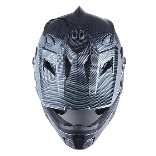 Adult Motocross Helmet Full Face Racing Style Matt Black D9788