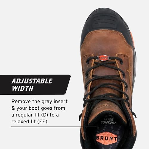 6" Waterproof Wedge Work Boot with Defined Heel K1865