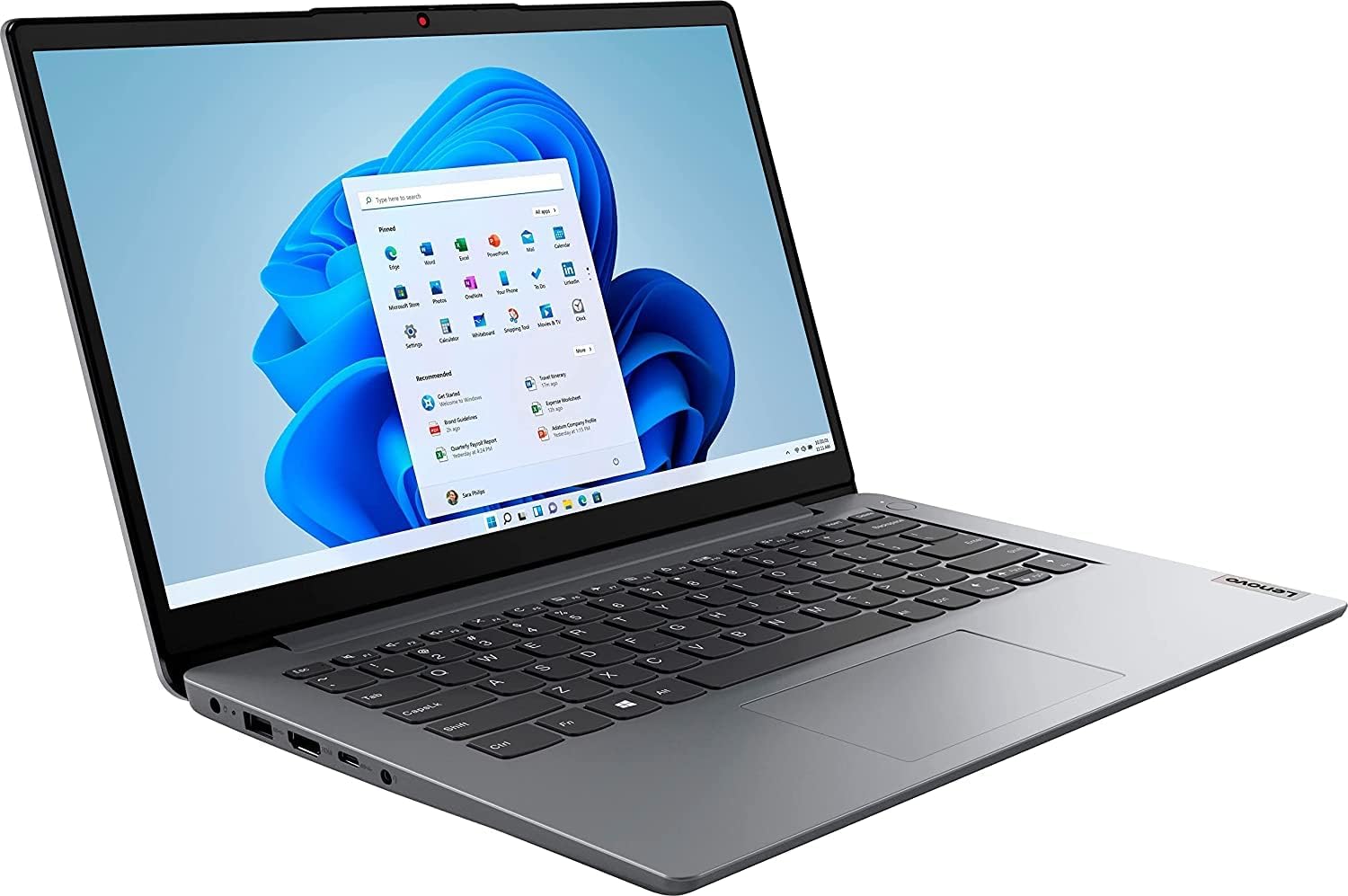 14" HD Anti-glare Laptop, Intel Celeron, 4GB RAM, 128GB Storage, Windows 11, Grey C759