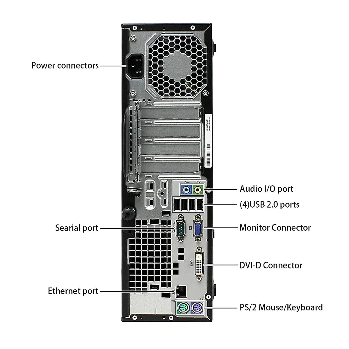 Desktop Computer 8GB 256GB SSD Windows 10 Pro D849