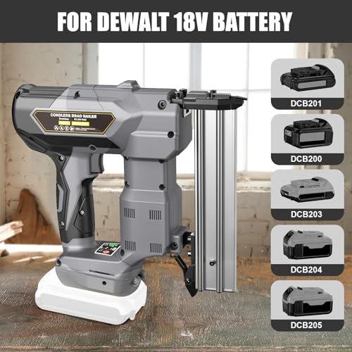 Cordless 18GA Brad Nailer for Wood Carpentry, Brushless, 2 Mode Q129039