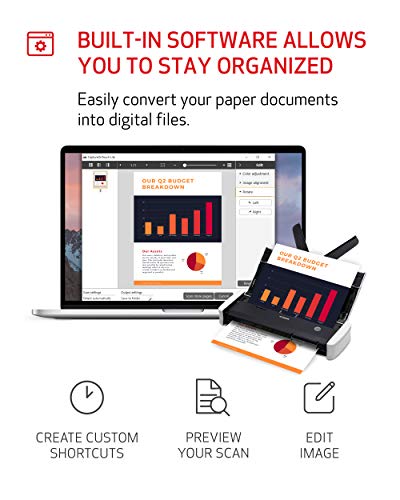 Portable Document Scanner, USB Powered, Duplex Scanning T891