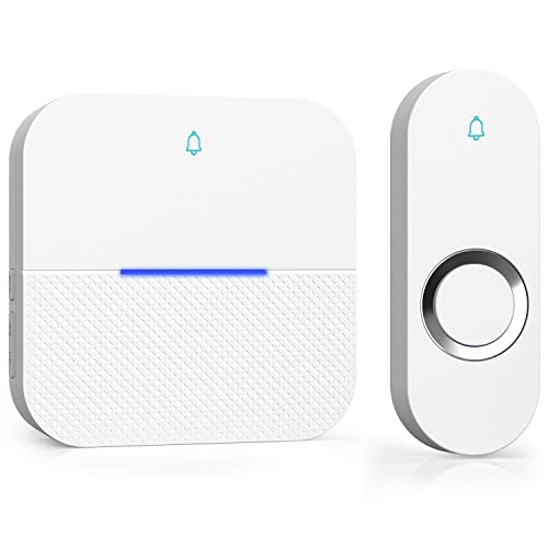 Wireless Doorbell, Waterproof, 1000ft Range, 2 Buttons & 2 Receivers Y887696